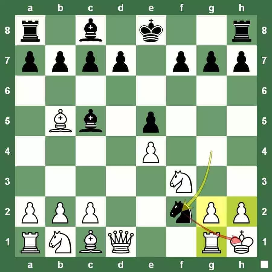 chess tactic smothered mate
