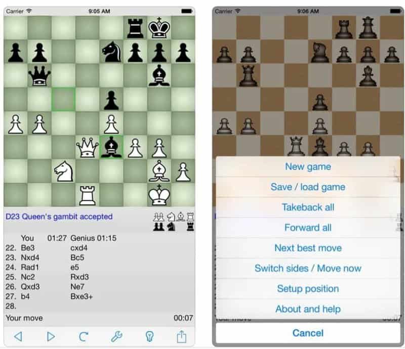 chess genius chess app