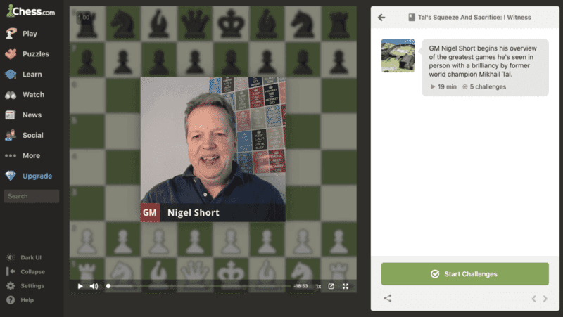GM Nigel Short teaches chess