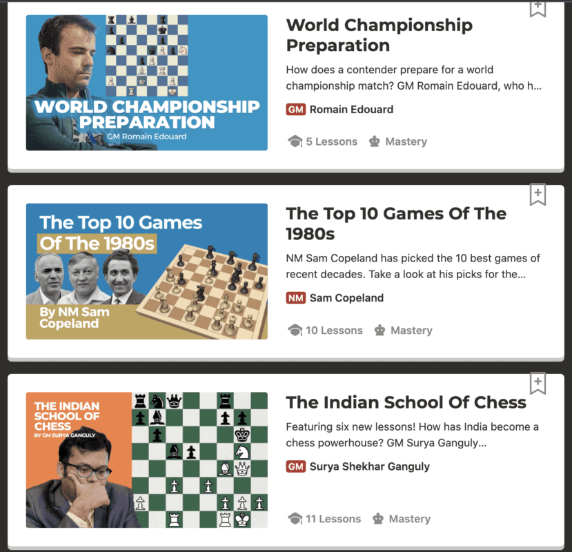 GM's teaching chess online