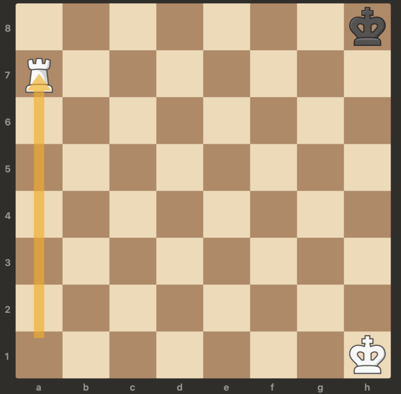 checkmate with rook and king against king