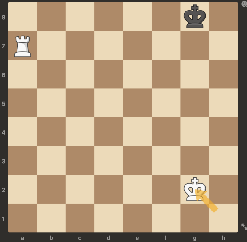 checkmate with rook and king