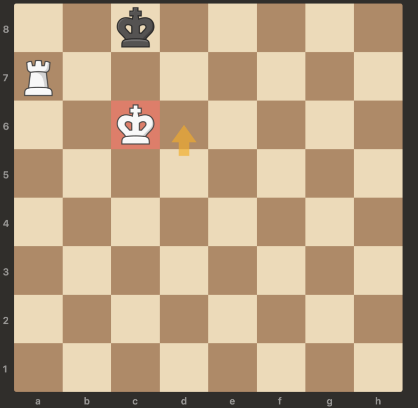 checkmate with rook and king against lone king