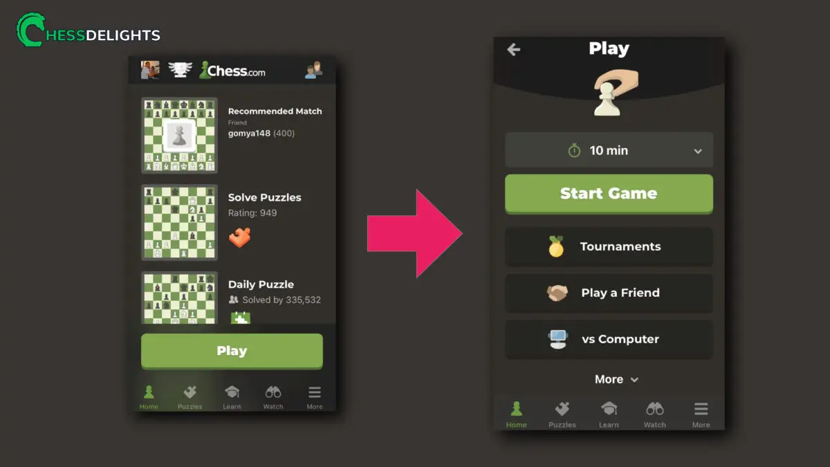 mobile phone app chess.com