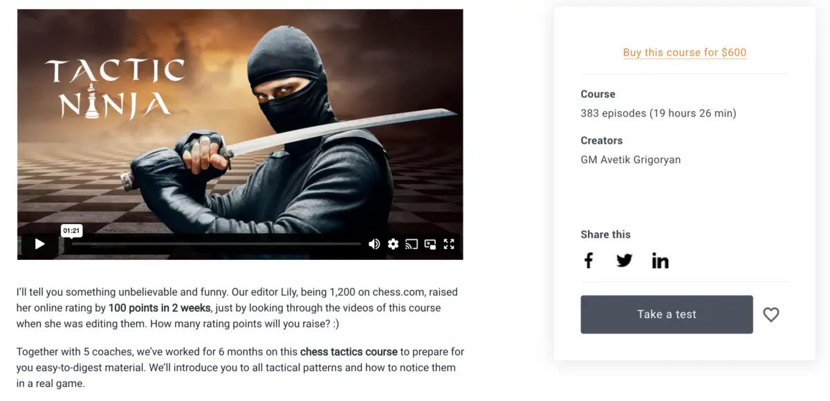 chessmood tactics ninja course