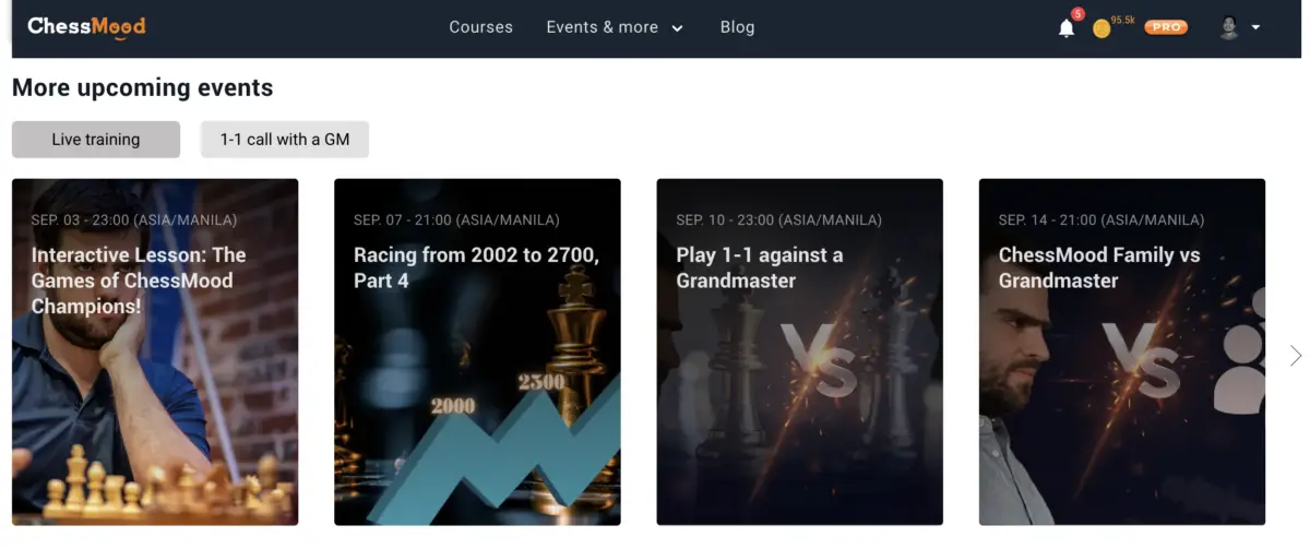 chessmood live events